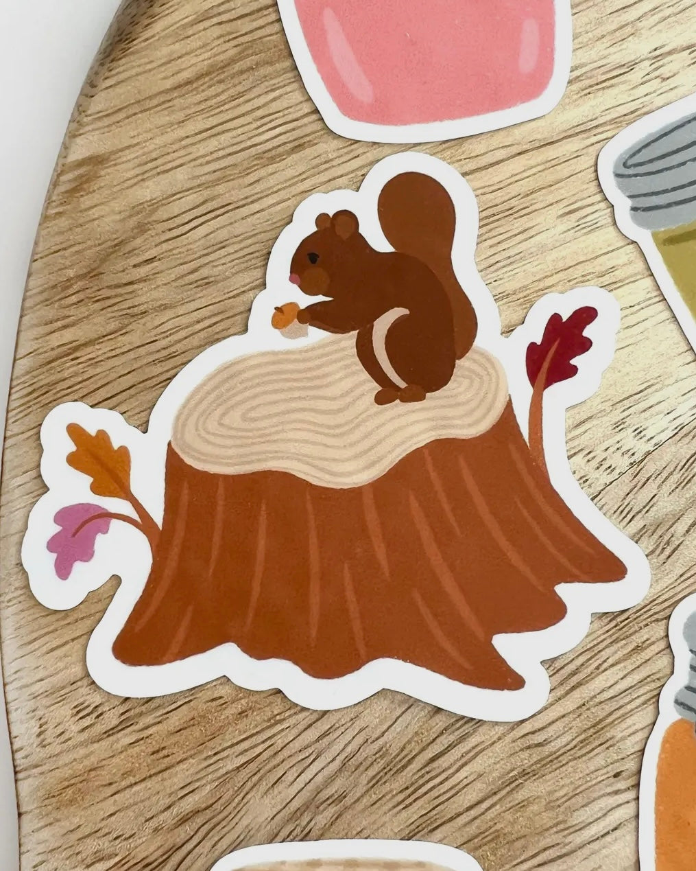 Woodland Squirrel Sticker