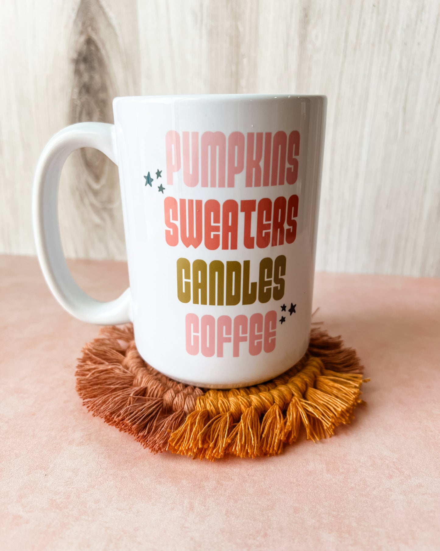 Pumpkins, Sweaters, Candles, Coffee Mug