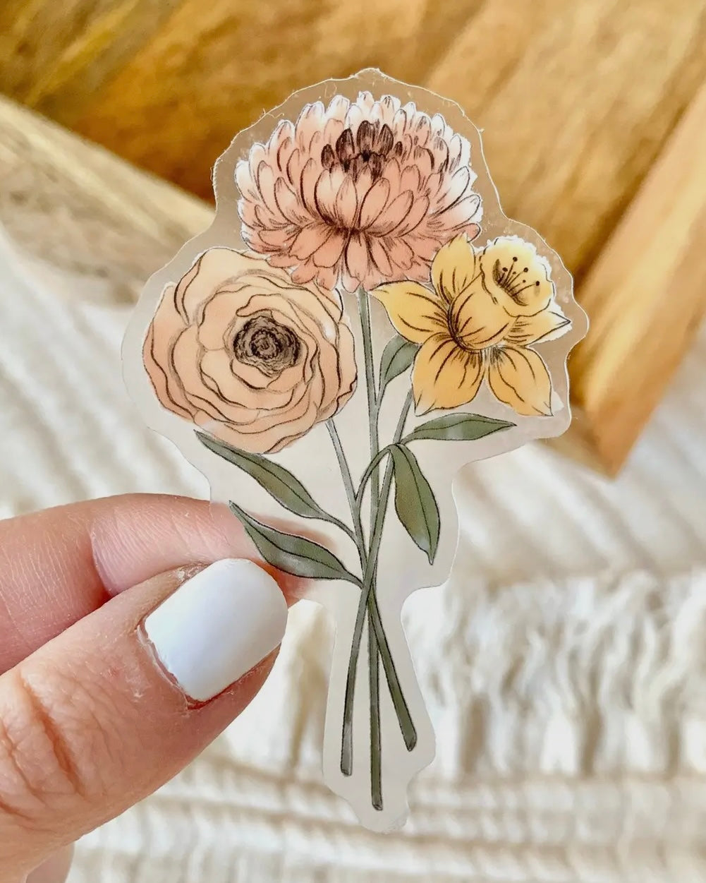 Vintage Blooms Sticker