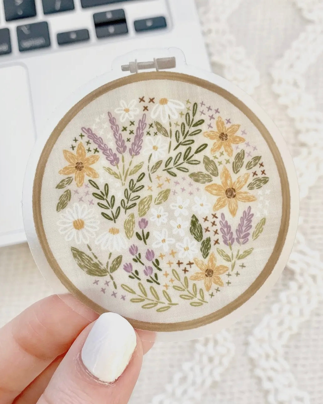 Embroidery Sticker