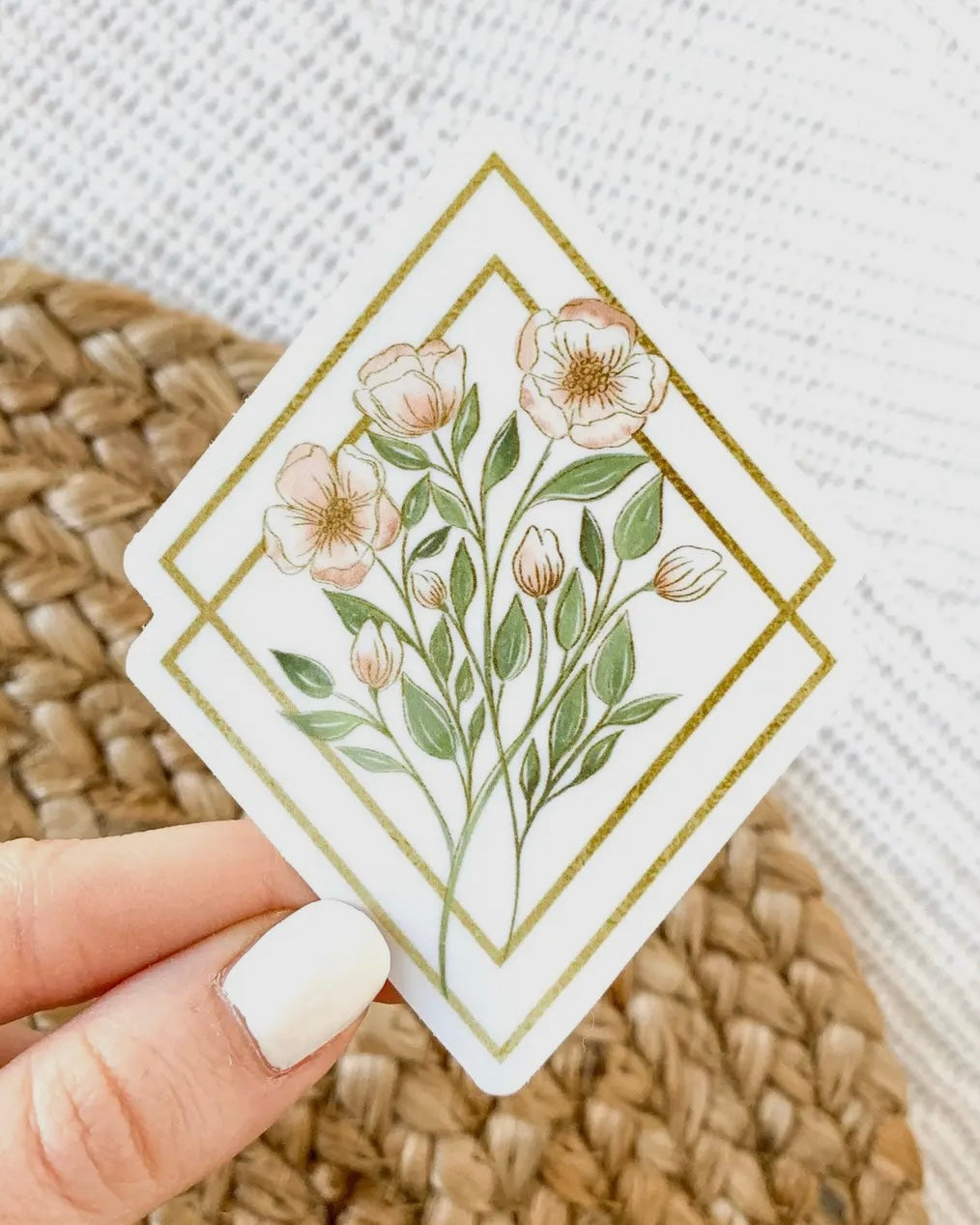 Elegant Blooms Sticker