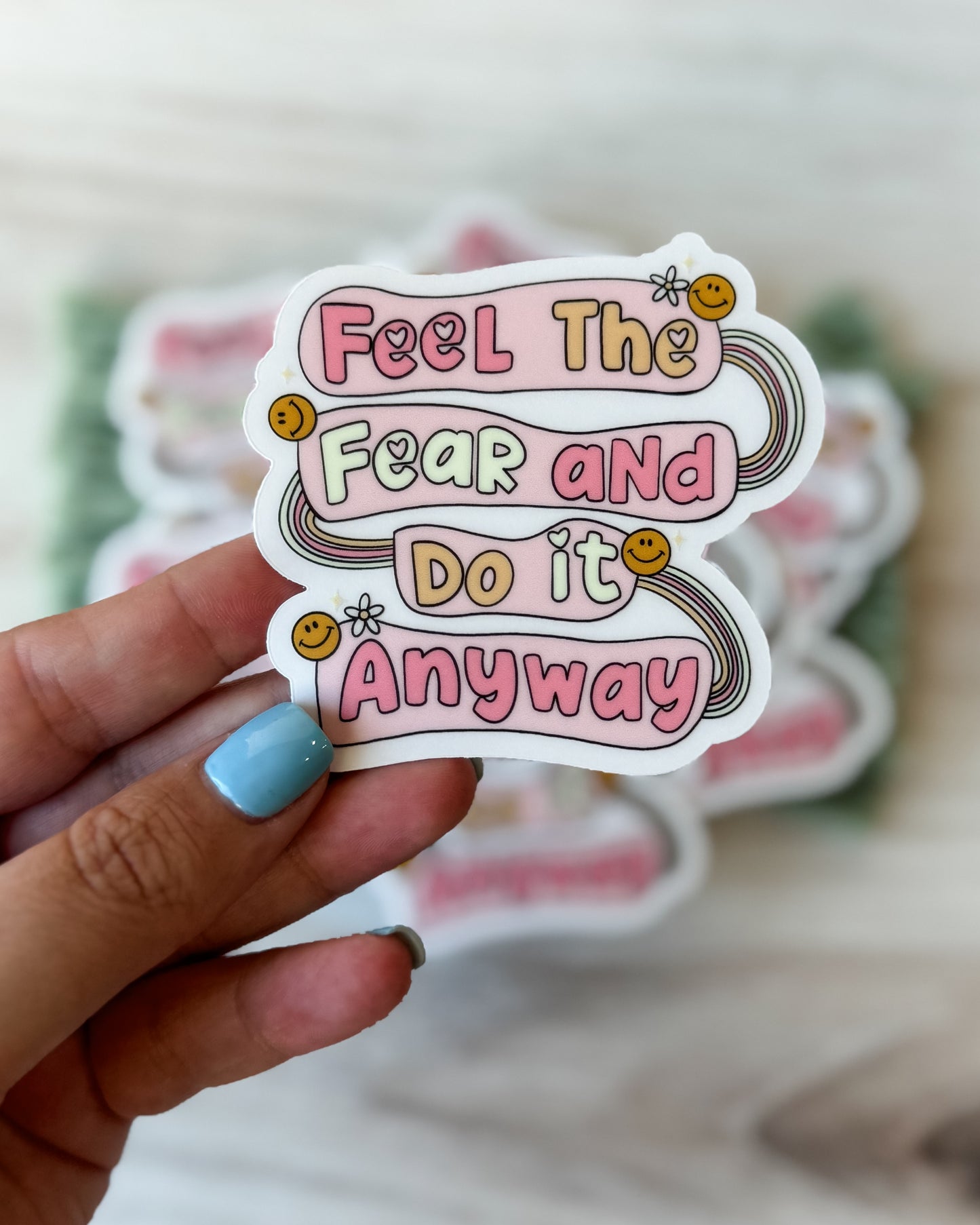 Feel The Fear Sticker