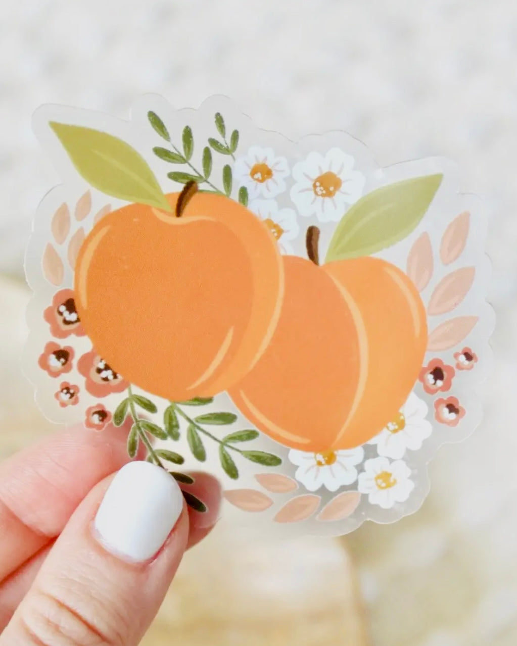 Sweet as a Peach Sticker