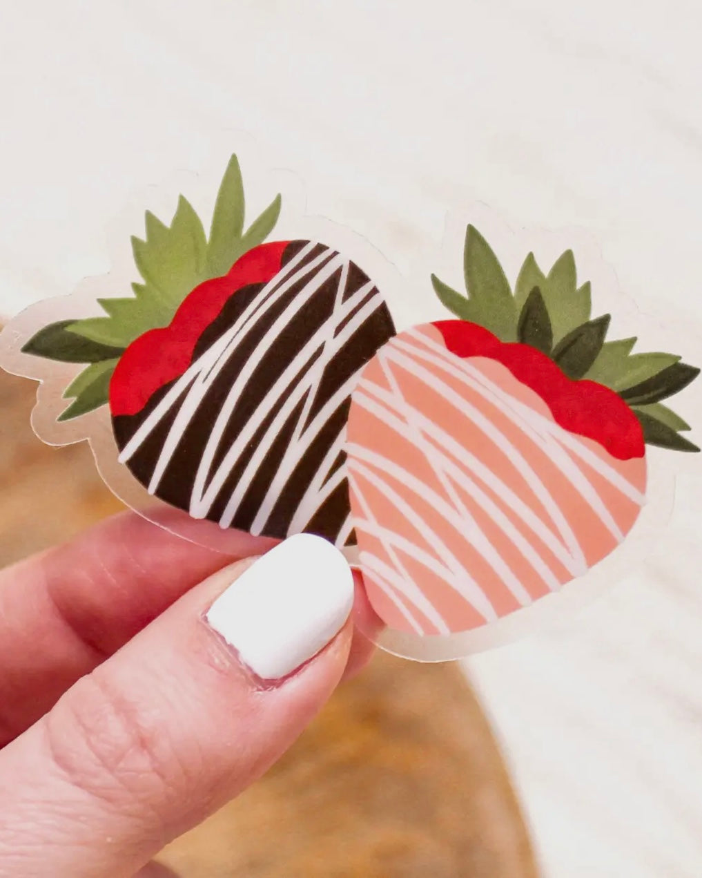 Chocolate Covered Strawberries Sticker