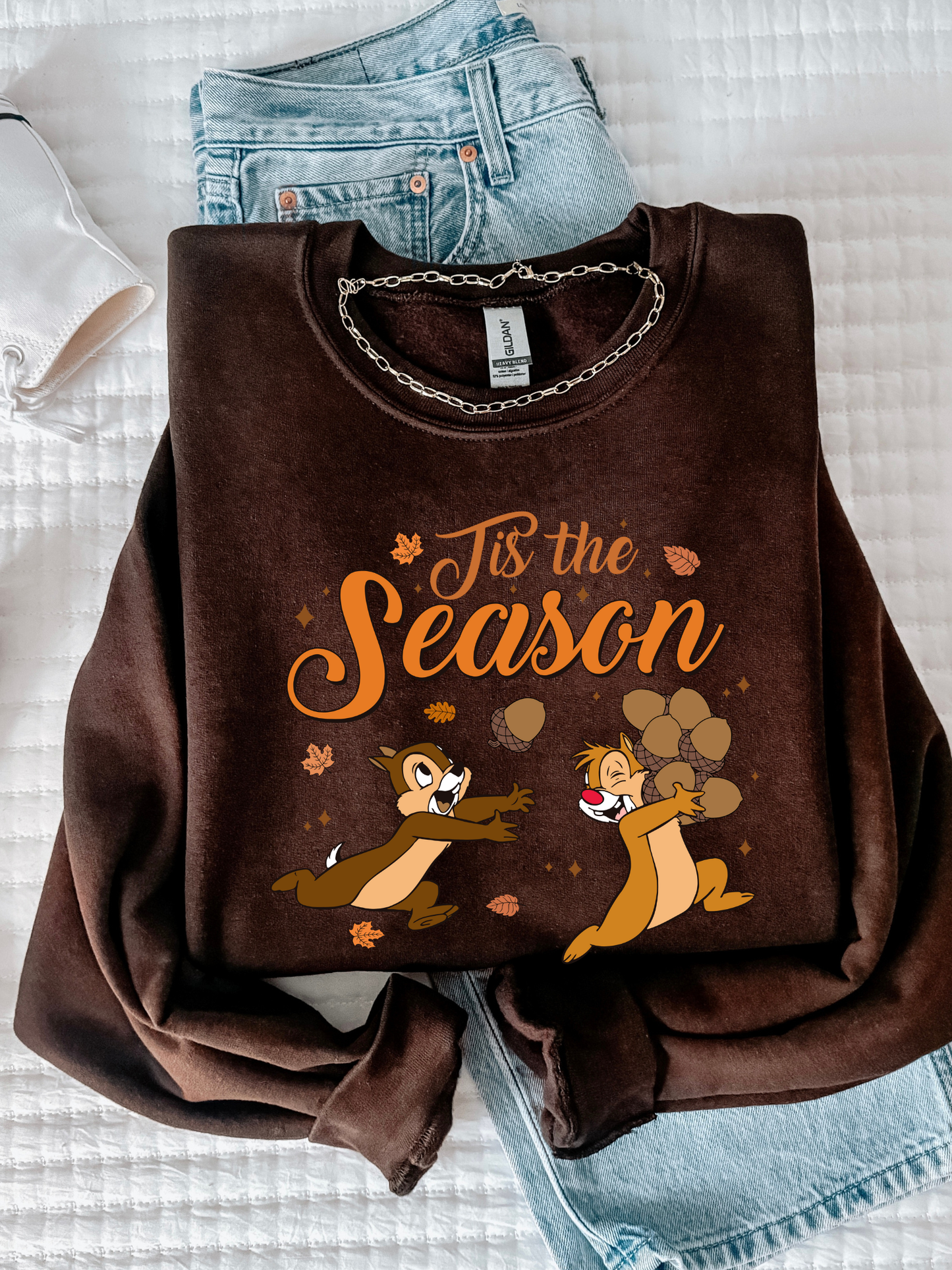 Tis The Season Crewneck - Chip & Dale