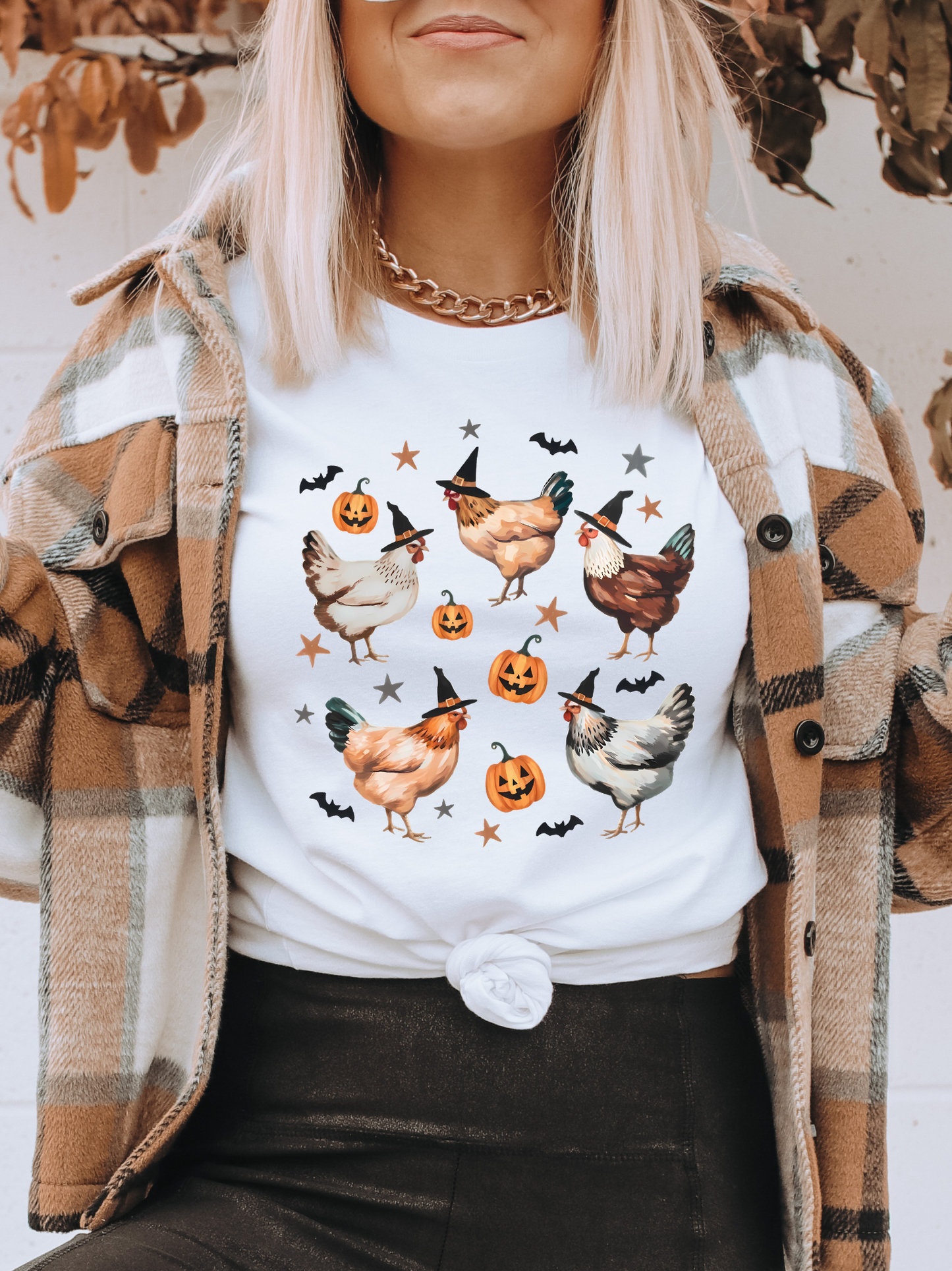 Halloween Chicks Graphic Tee