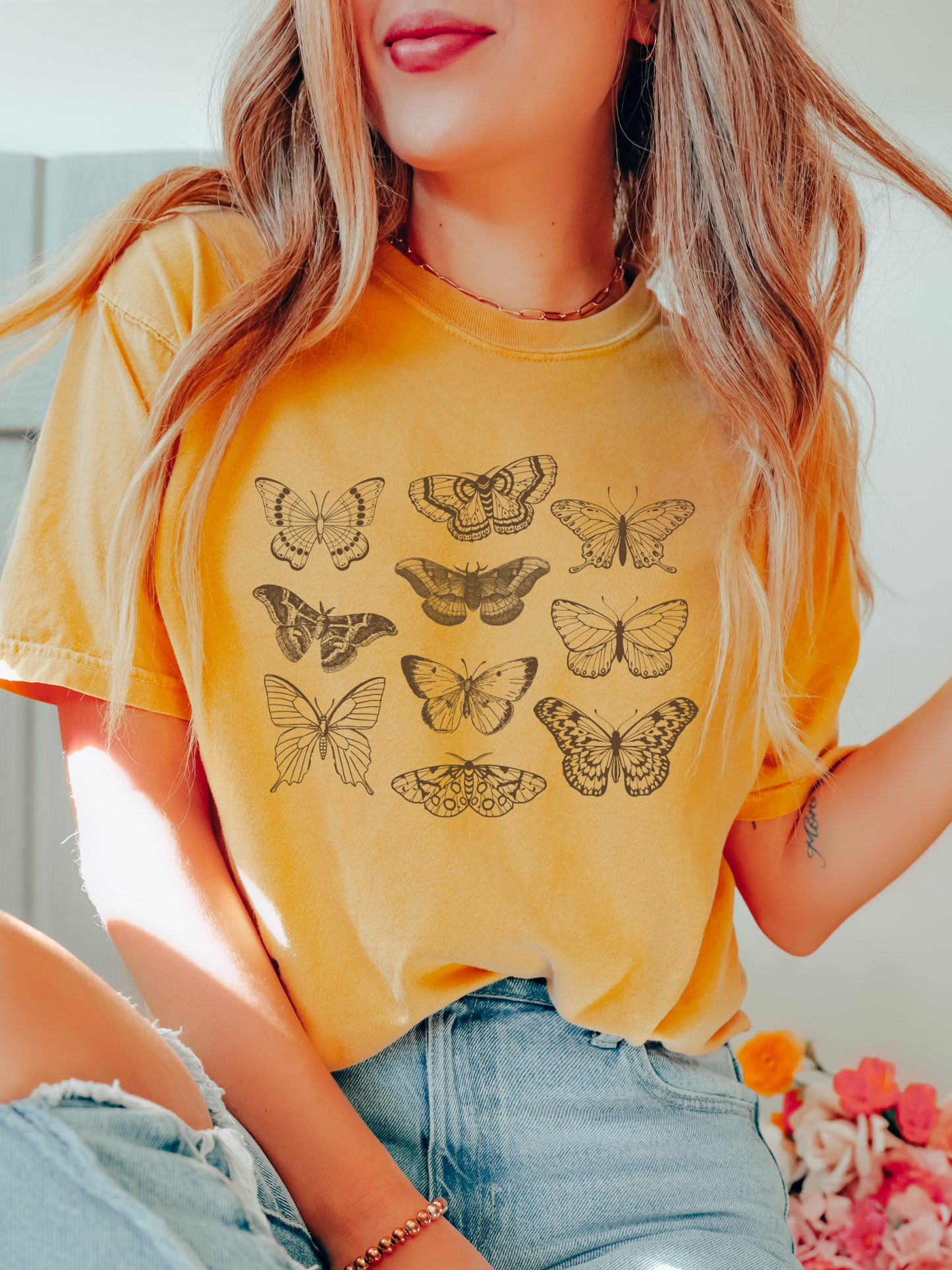 Boho Flutter Graphic Tee