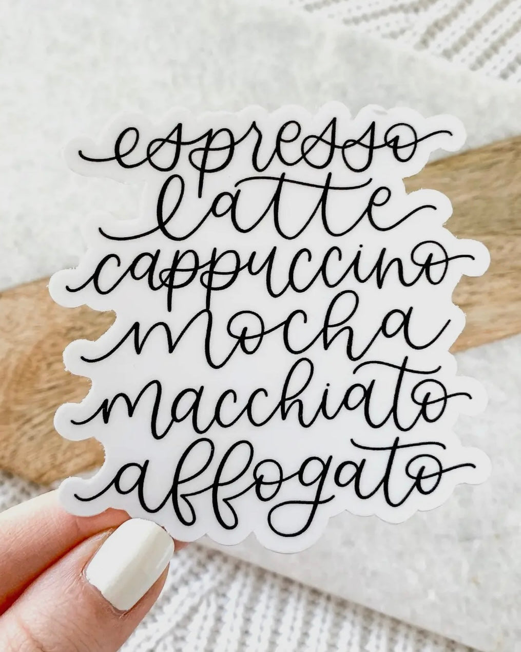 Coffee Menu Sticker