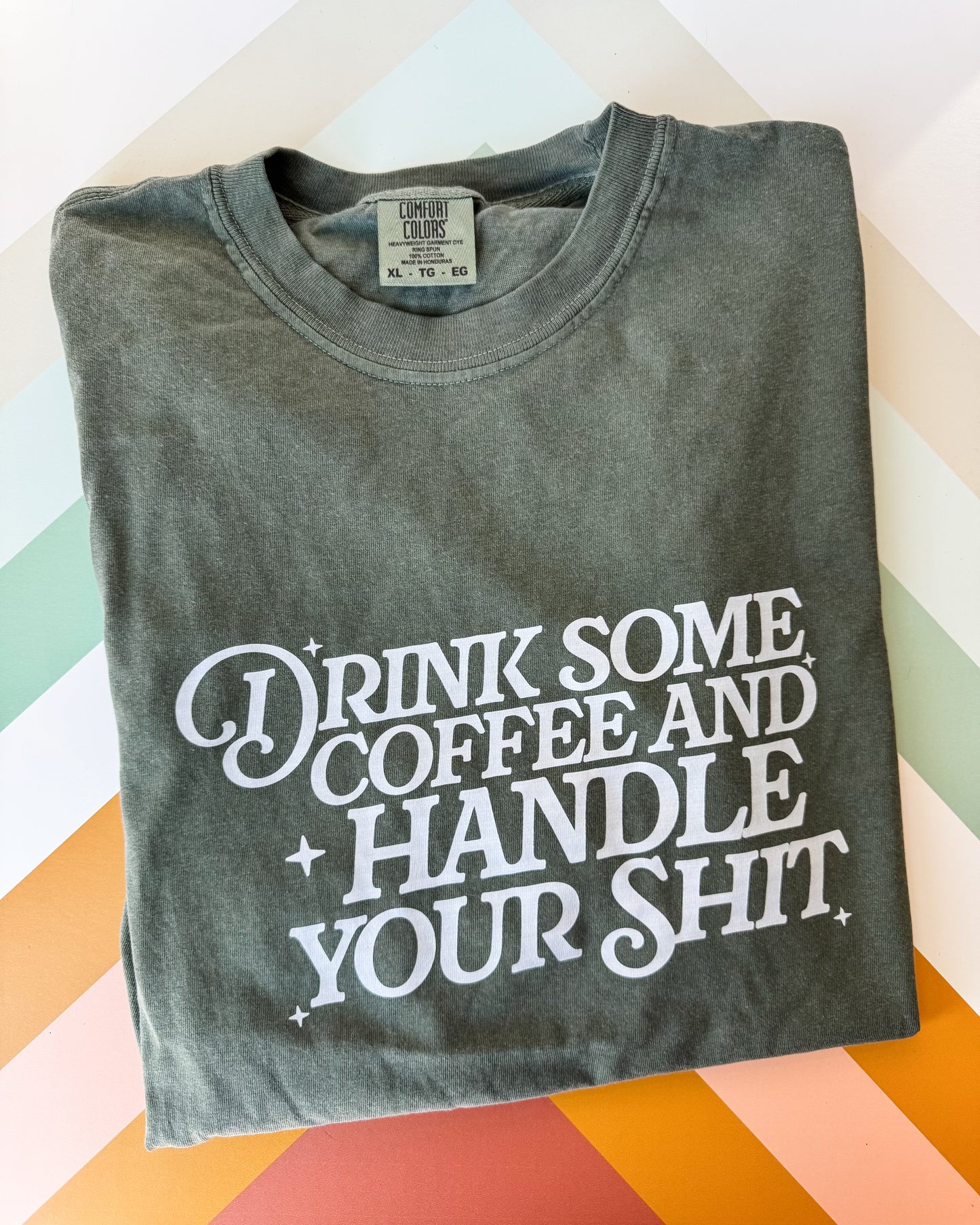Drink Some Coffee Graphic Tee
