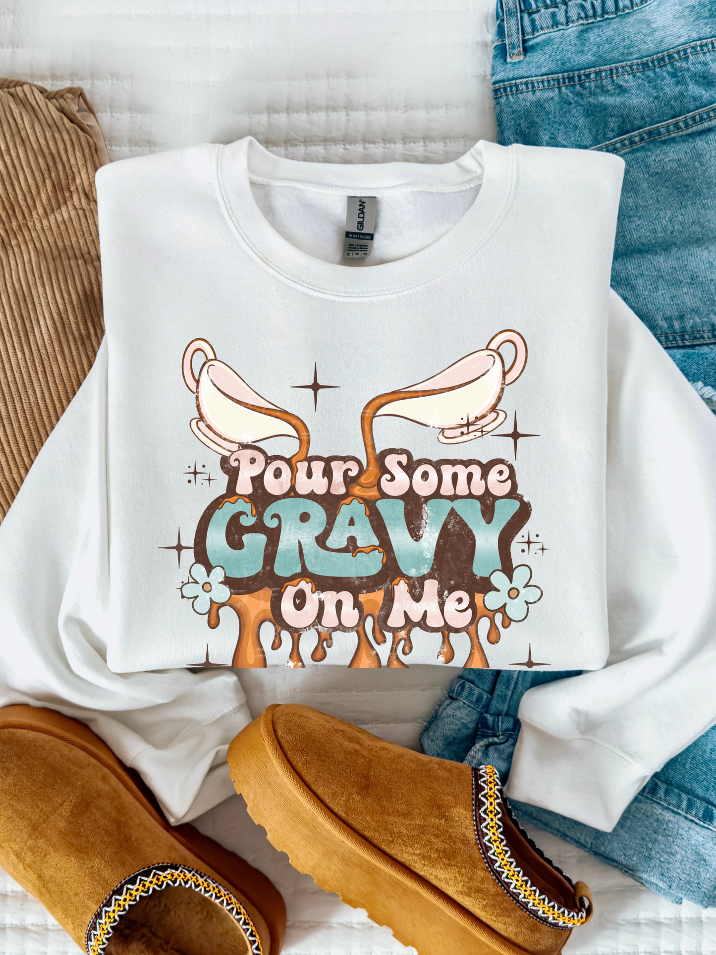 Pour Some Gravy On Me Crewneck