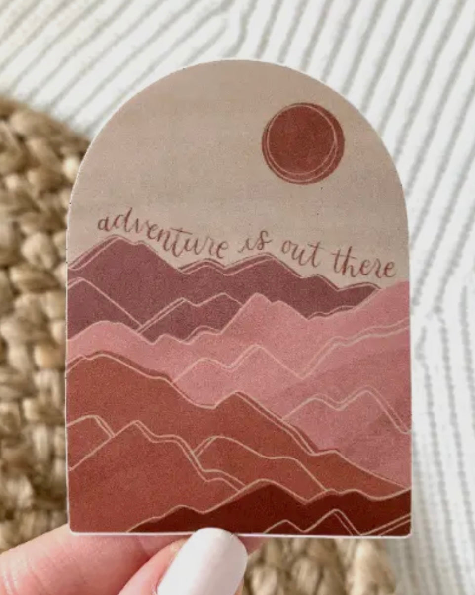 Adventure is Out There Sticker
