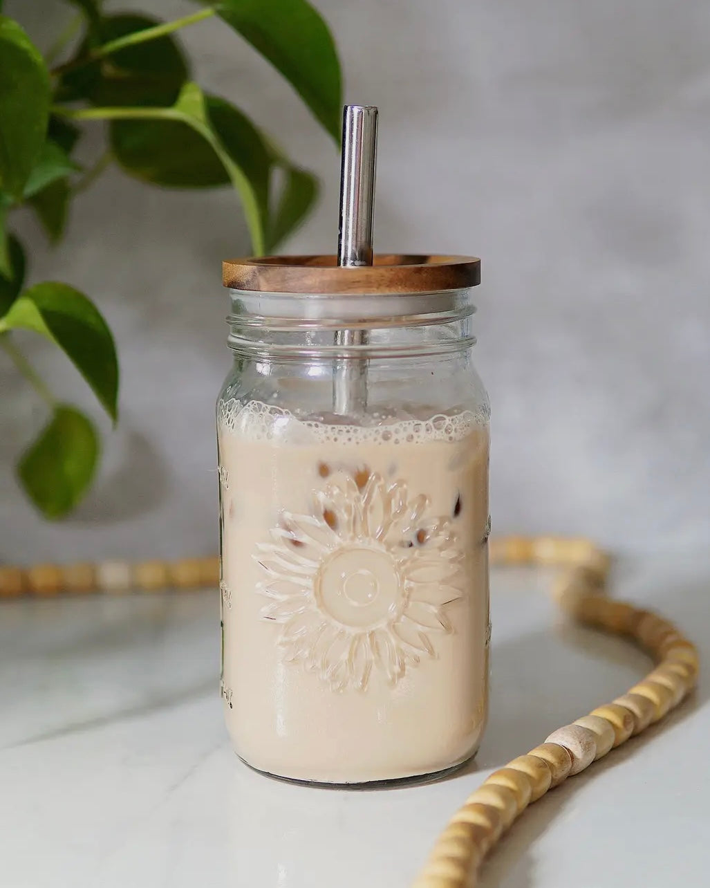 Jumbo Sunflower Mason Jar