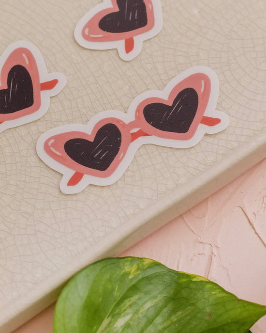 Heart Eye Sticker