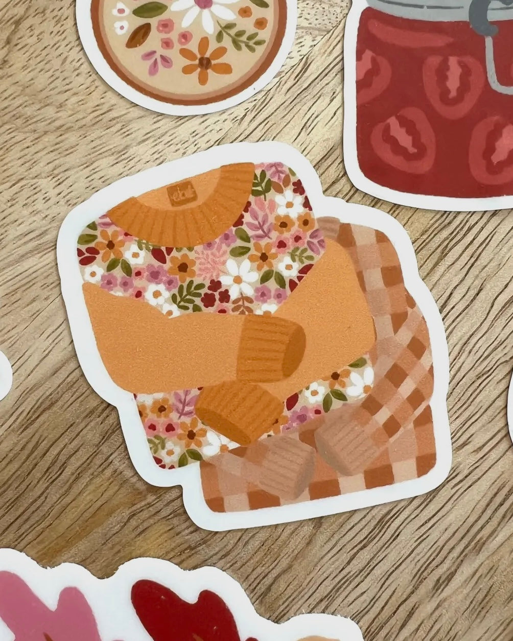 Fall Sweater Stickers