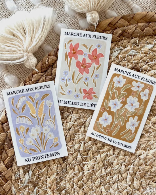 Fall Flower Market Sticker