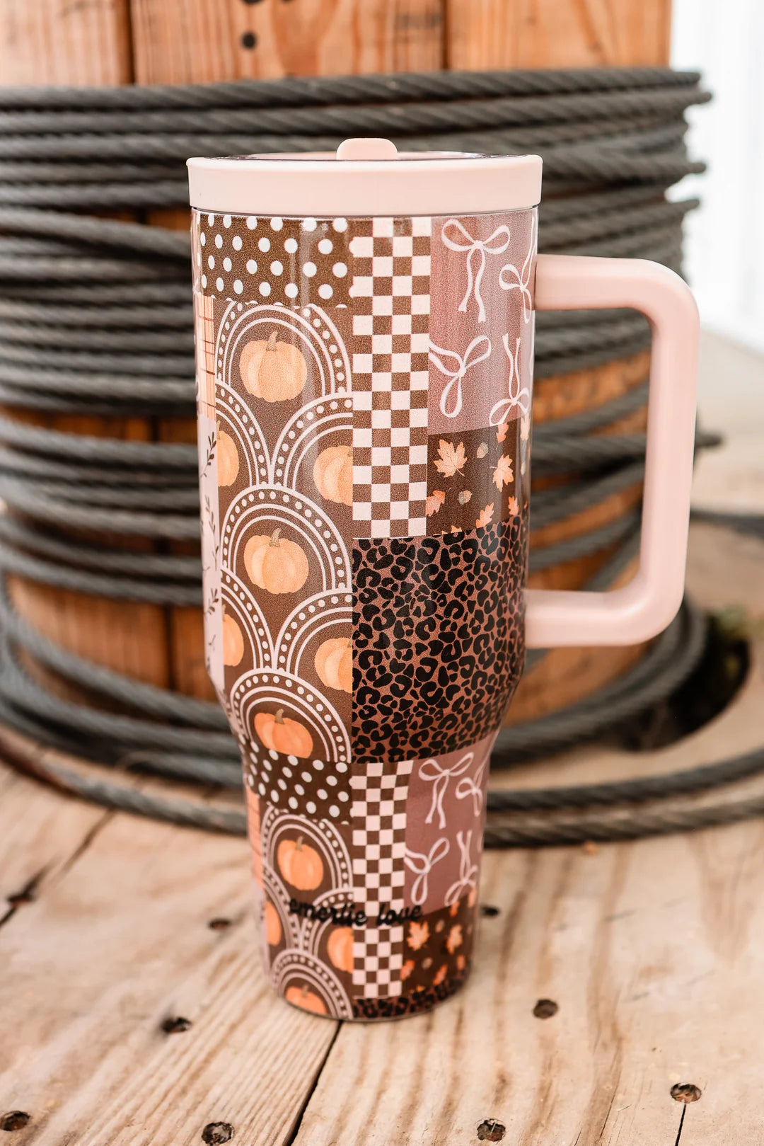 Pumpkin Patchwork Tumbler (Pre-Order)