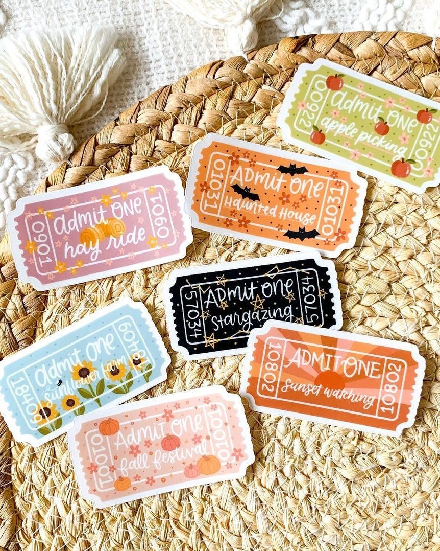 Apple Picking Sticker