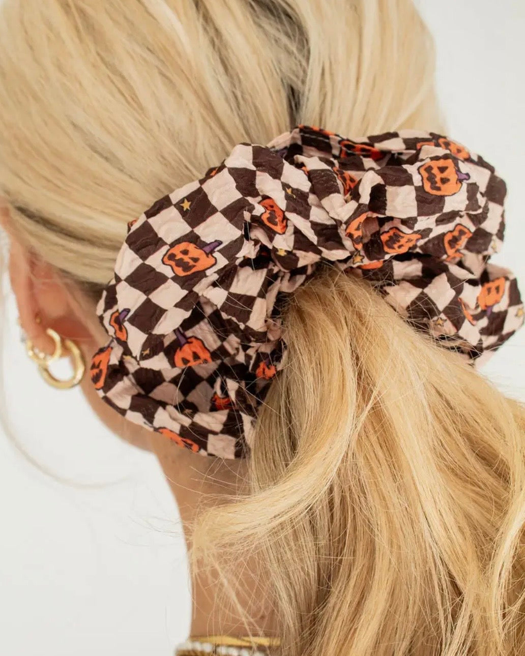 Pumpkin Patch Jumbo Scrunchie (Pre-Order)