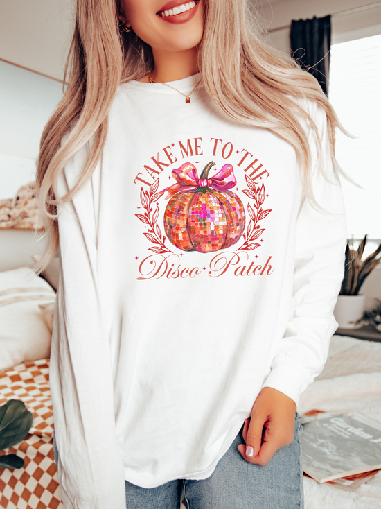 Take Me to the Disco Patch Crewneck