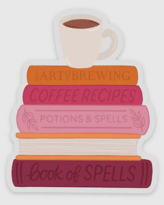 Witch Books + Lattes Sticker