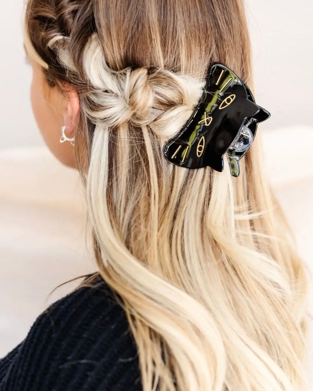 Black Cat Claw Clip (Pre-Order)