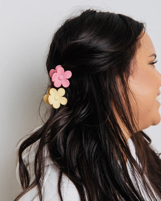 Mini Flower Claw Clips