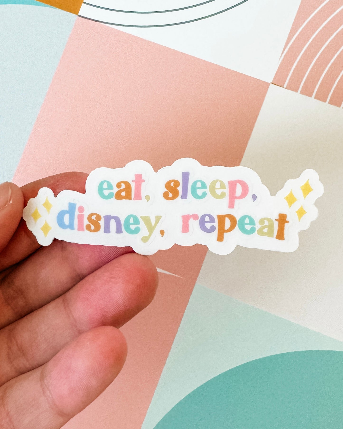 Eat Sleep Disney Repeat Sticker