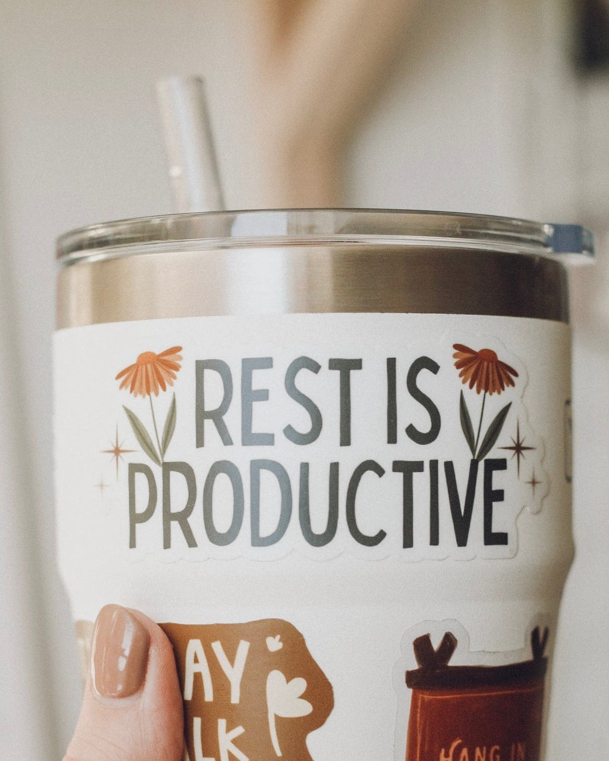 Rest is Productive Sticker