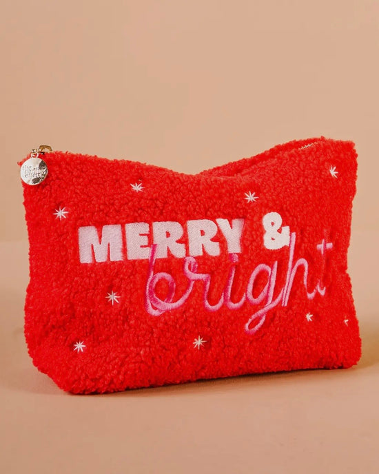 Teddy Pouch - Merry & Bright