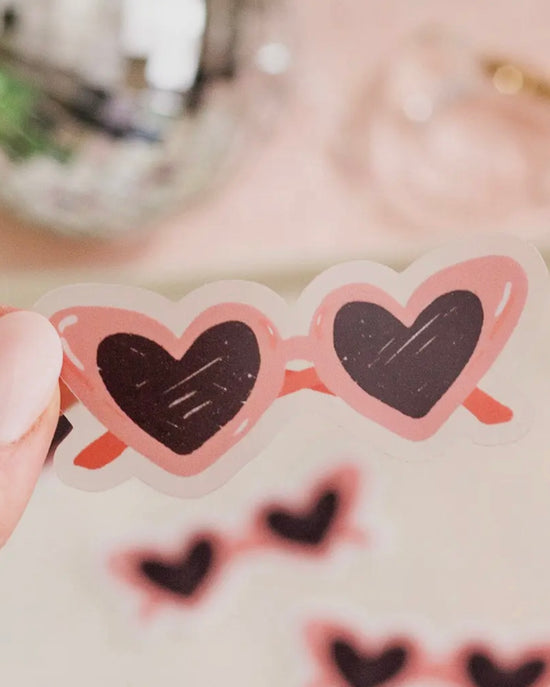 Heart Eye Sticker