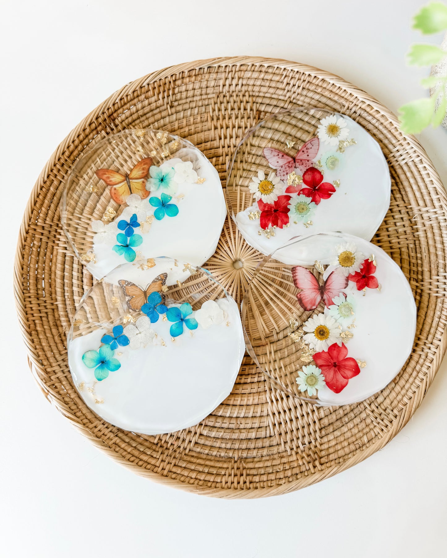 Sweet Spring Coasters - Pink