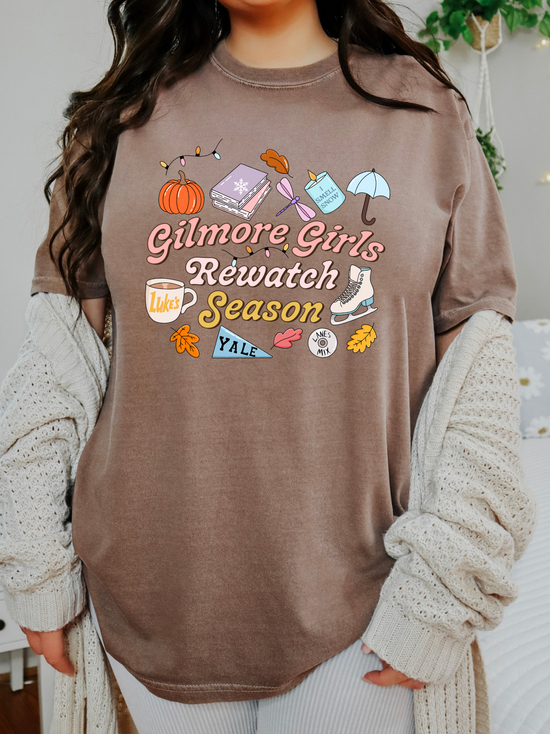 Gilmore Girl Rewatch Season Graphic Tee
