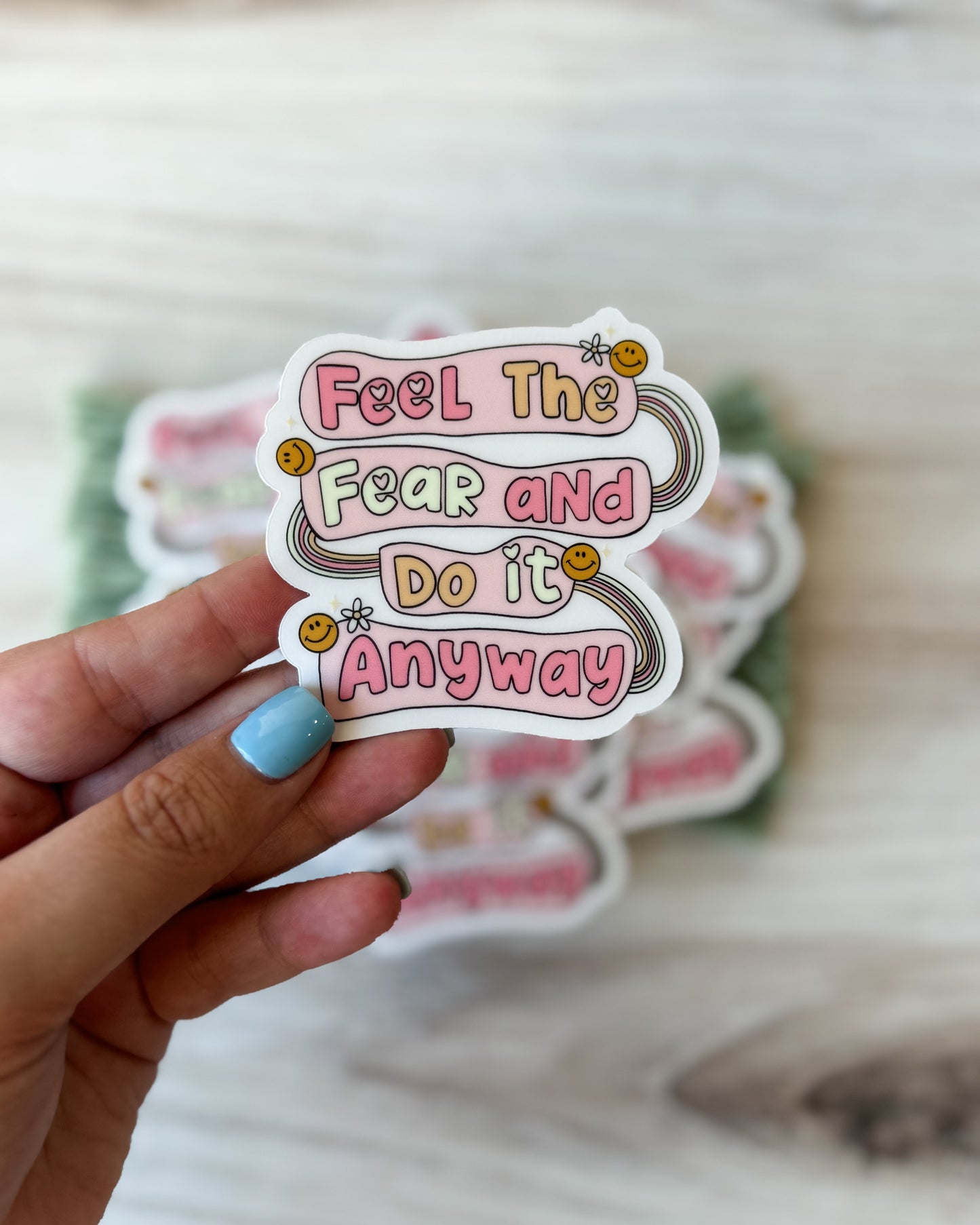 Feel The Fear Sticker