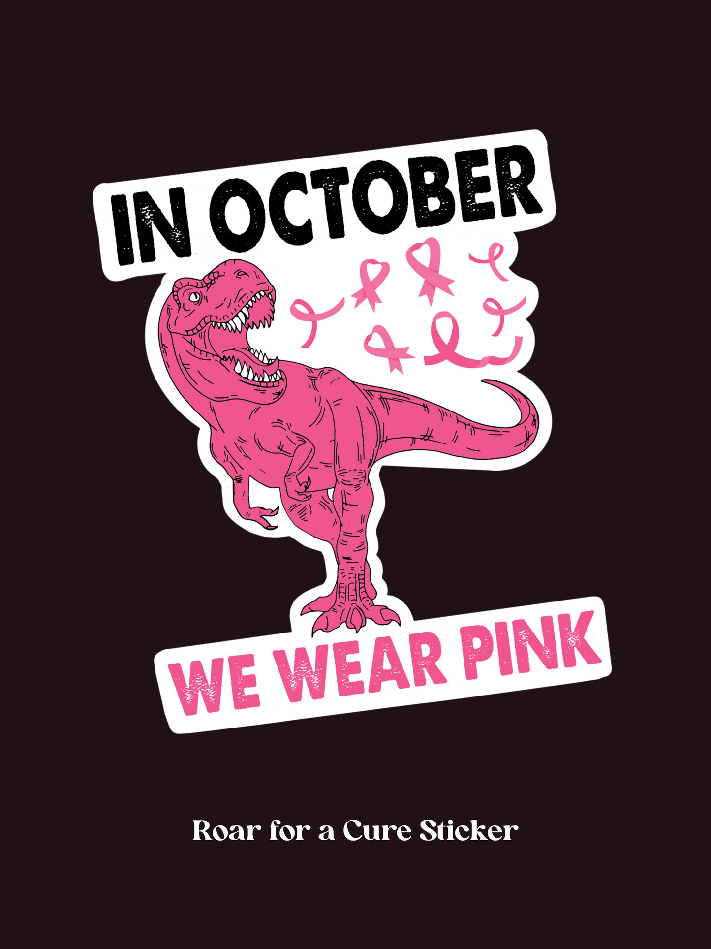 Roar for a Cure Sticker