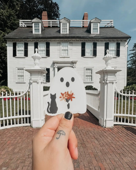 Boo and Kitty Sticker