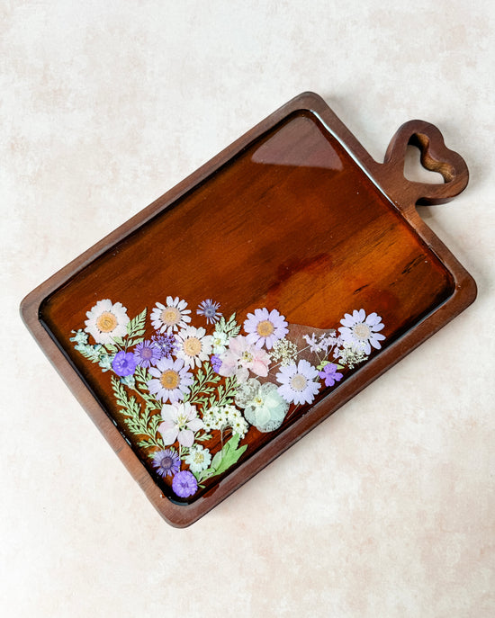 Sweet Blooms Resin Tray