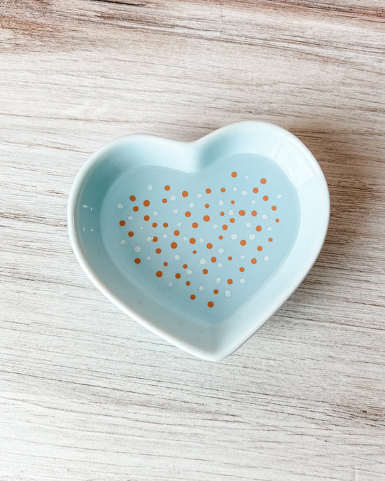 Blue Dot Trinket Dish