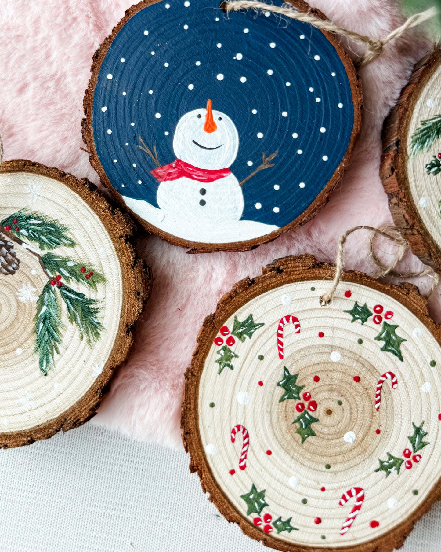 Wooden Slice Ornaments