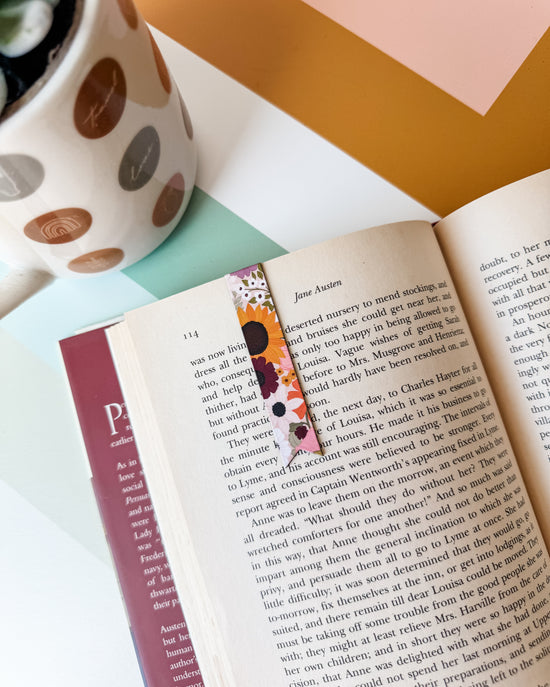 Rainbow Garden Magnetic Bookmark