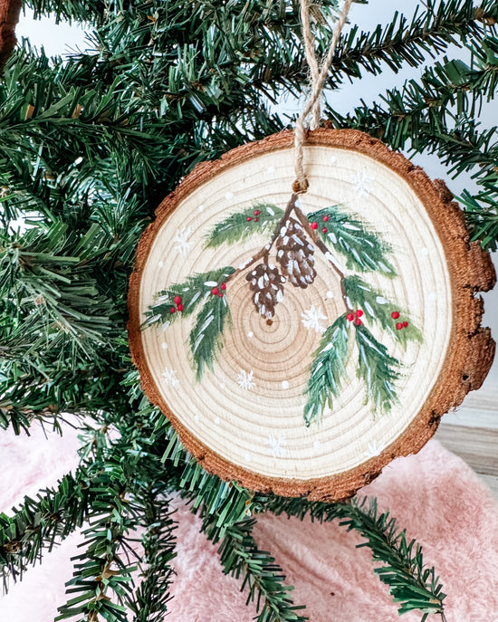 Wooden Slice Ornaments