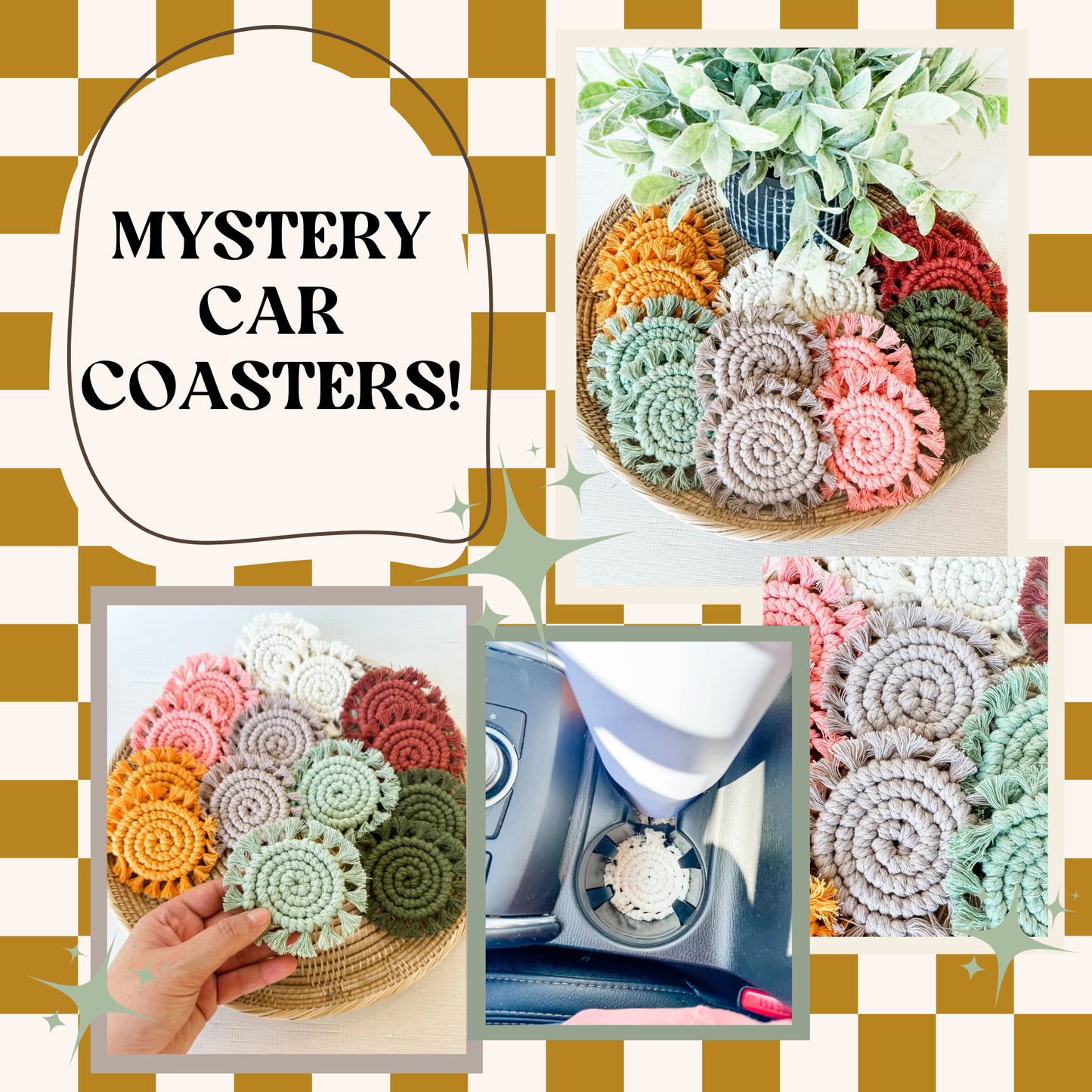 Mystery Car Coasters