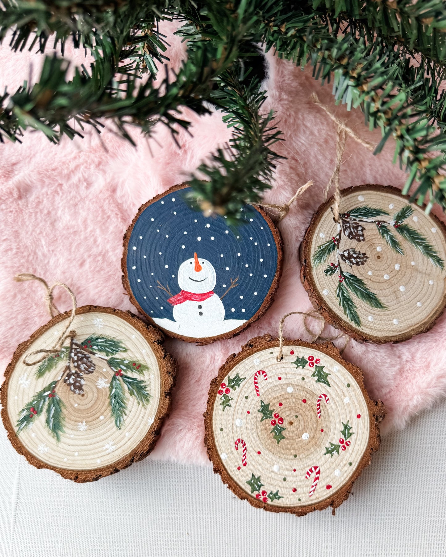 Wooden Slice Ornaments