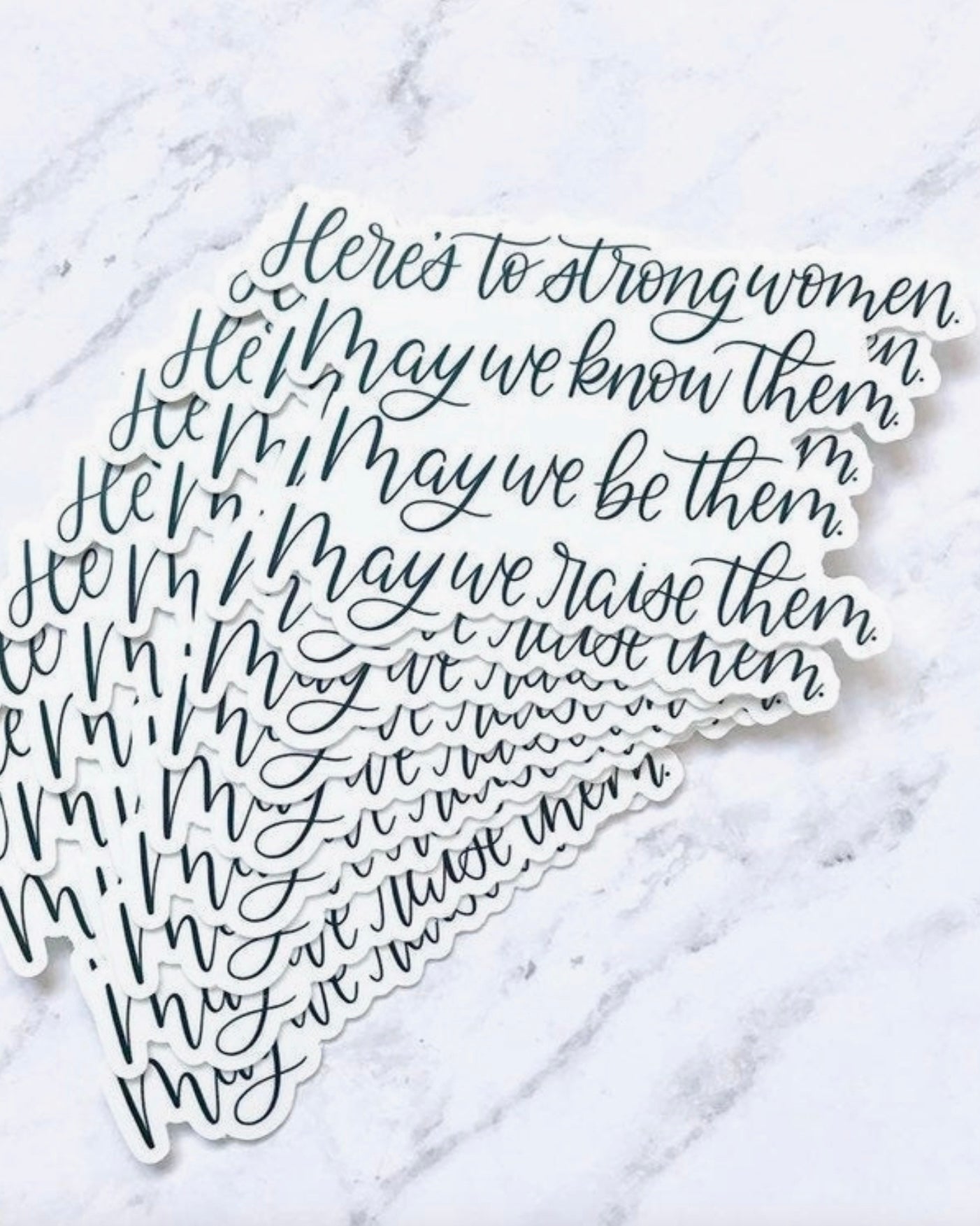 Here’s to Strong Women Sticker