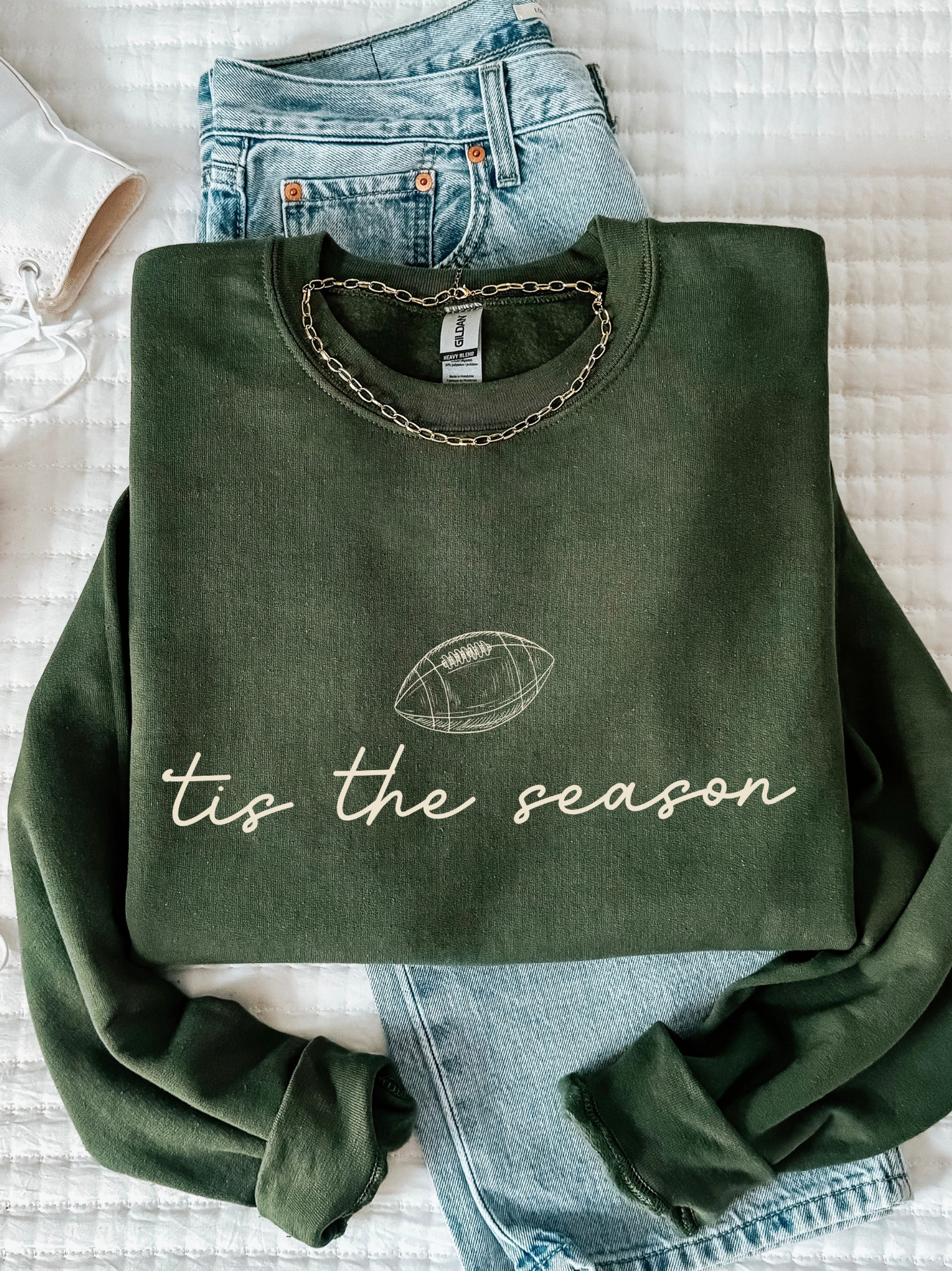 Tis The Season Crewneck - Football