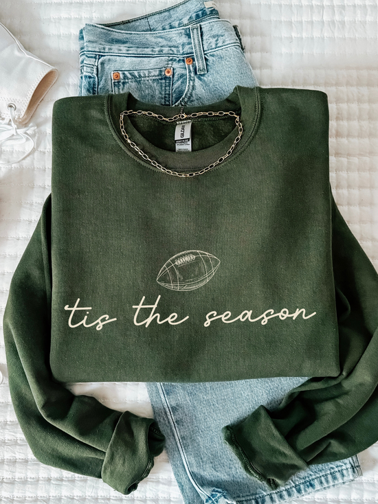 Tis The Season Crewneck - Football