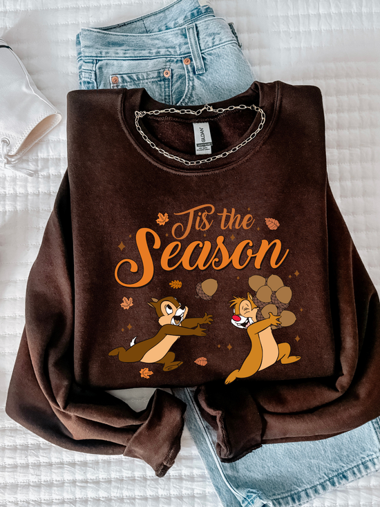Tis The Season Crewneck - Chip & Dale