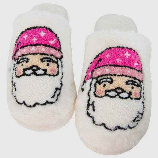 Pink Santa Slippers Pre-Order