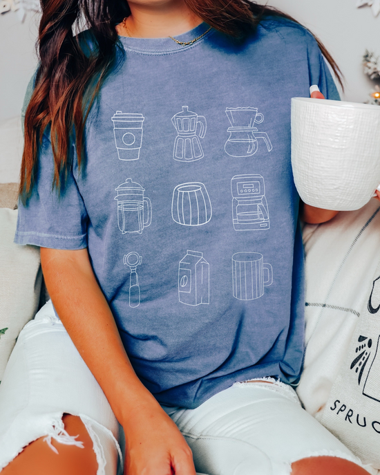 All Things Coffee Graphic Tee