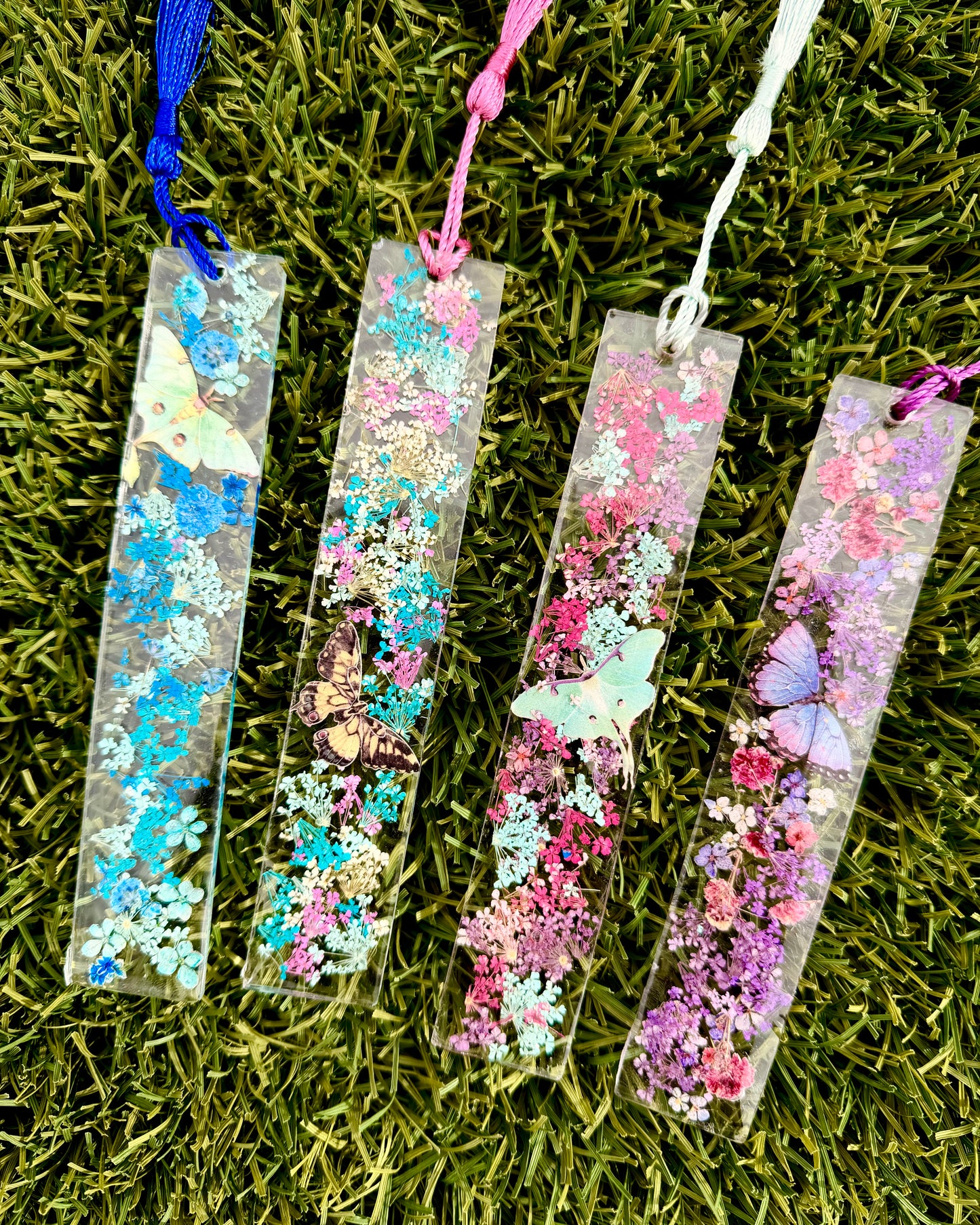 Butterfly Whimsy Resin Bookmarks