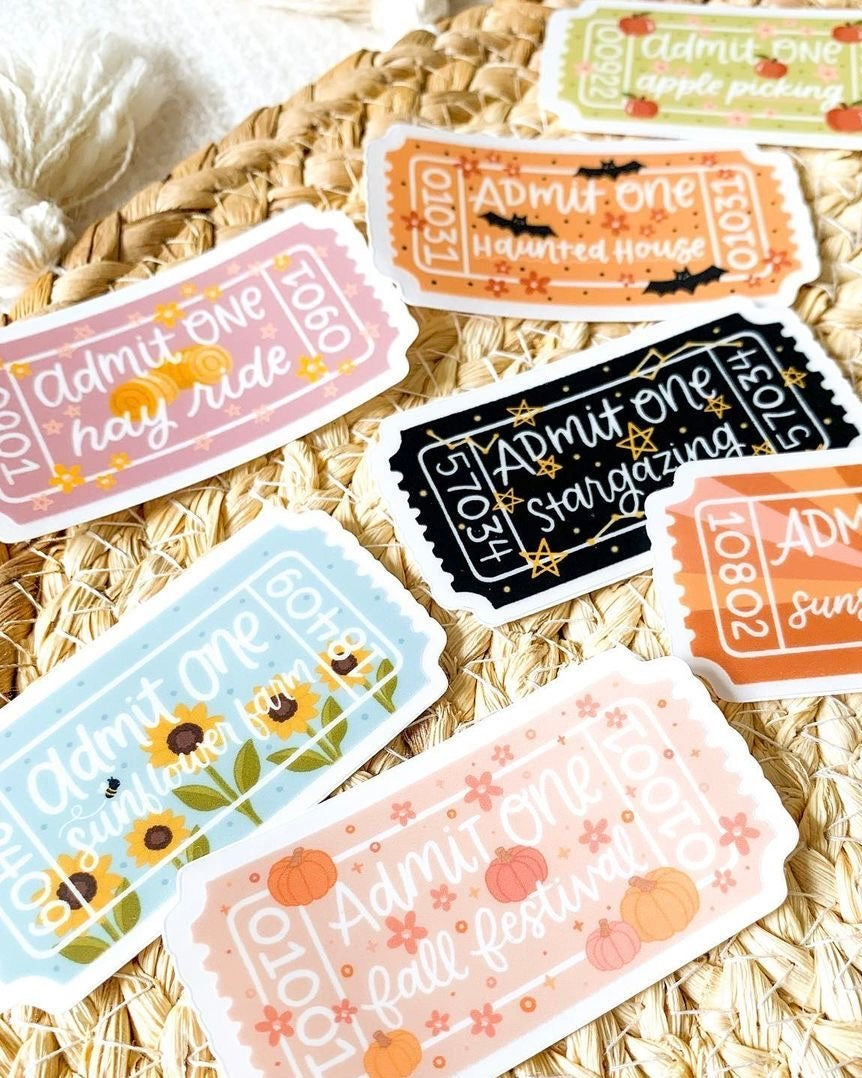 Apple Picking Sticker